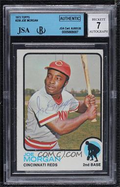 1973 Topps - [Base] #230 - Joe Morgan [JSA Certified Encased by BGS]