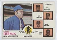 Mets Coaches (Yogi Berra, Roy McMillan, Joe Pignatano, Rube Walker, Eddie Yost)…