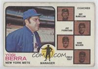 Mets Coaches (Yogi Berra, Roy McMillan, Joe Pignatano, Rube Walker, Eddie Yost)…