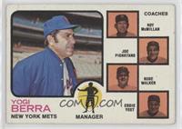 Mets Coaches (Yogi Berra, Roy McMillan, Joe Pignatano, Rube Walker, Eddie Yost)…