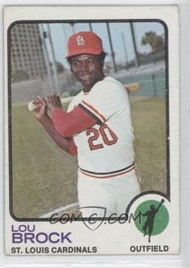 1973 Topps - [Base] #320 - Lou Brock [Noted]