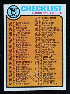1973 Topps - [Base] #338 - Checklist - Cards 265-396