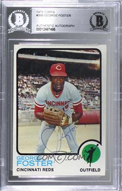 1973 Topps - [Base] #399 - George Foster [BAS Authentic]