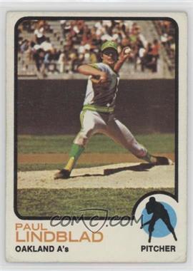 1973 Topps - [Base] #406 - Paul Lindblad