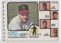 Angels Coaches (Bobby Winkles, Tom Morgan, Salty Parker, Jimmie Reese, John Ros…