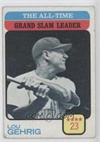 All-Time Leaders - Lou Gehrig [Noted]