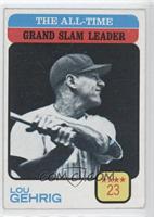 All-Time Leaders - Lou Gehrig [Noted]