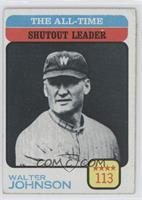 All-Time Leaders - Walter Johnson [Noted]