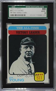 1973 Topps - [Base] #477 - All-Time Leaders - Cy Young [SGC 88 NM/MT 8]