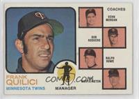 Twins Coaches (Frank Quilici, Vern Morgan, Bob Rodgers, Ralph Rowe, Al Worthing…