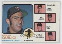 Twins Coaches (Frank Quilici, Vern Morgan, Bob Rodgers, Ralph Rowe, Al Worthing…