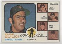 Twins Coaches (Frank Quilici, Vern Morgan, Bob Rodgers, Ralph Rowe, Al Worthing…