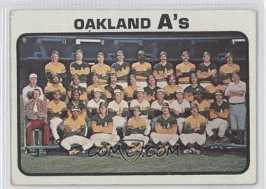 1973 Topps - [Base] #500 - Oakland Athletics Team [Noted]