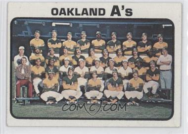 1973 Topps - [Base] #500 - Oakland Athletics Team [Noted]