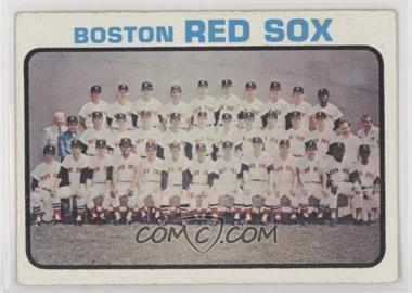 1973 Topps - [Base] #596 - High # - Boston Red Sox Team