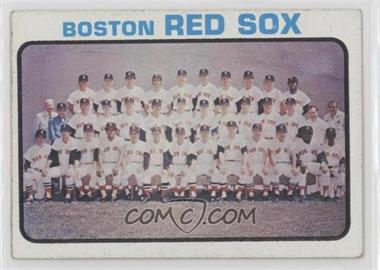 1973 Topps - [Base] #596 - High # - Boston Red Sox Team