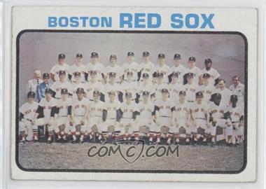 1973 Topps - [Base] #596 - High # - Boston Red Sox Team