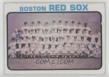 1973 Topps - [Base] #596 - High # - Boston Red Sox Team