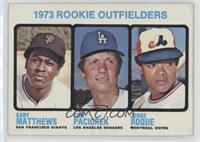 High # - Rookie Outfielders (Gary Matthews, Tom Paciorek, Jorge Roque)