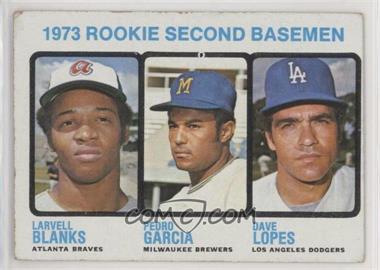 1973 Topps - [Base] #609 - High # - Larvell Blanks, Pedro Garcia, Davey Lopes