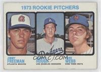 High # - 1973 Rookie Pitchers (Jimmy Freeman, Charlie Hough, Hank Webb)