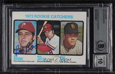 1973 Topps - [Base] #613 - High # - 1973 Rookie Catchers (Bob Boone, Skip Jutze, Mike Ivie) [BAS BGS Authentic]