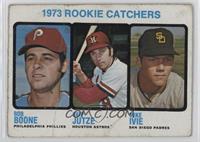 High # - 1973 Rookie Catchers (Bob Boone, Skip Jutze, Mike Ivie) [Poor to&…