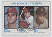 High # - 1973 Rookie Catchers (Bob Boone, Skip Jutze, Mike Ivie)