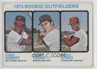 High # - 1973 Rookie Outfielders (Alonza Bumbry, Dwight Evans, Charlie Spikes) …