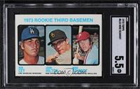 High # - 1973 Rookie Third Basemen (Ron Cey, John Hilton, Mike Schmidt) [SGC&nb…