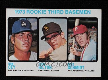1973 Topps - [Base] #615 - High # - 1973 Rookie Third Basemen (Ron Cey, John Hilton, Mike Schmidt)