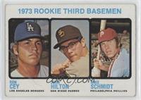 High # - 1973 Rookie Third Basemen (Ron Cey, John Hilton, Mike Schmidt) [Poor&n…