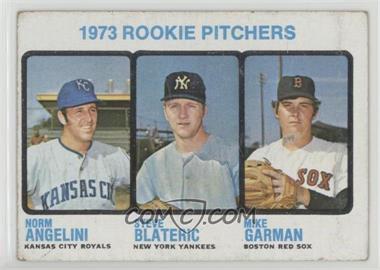 1973 Topps - [Base] #616 - High # - Norm Angelini, Mike Garman, Steve Blateric [Good to VG‑EX]