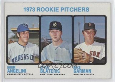 1973 Topps - [Base] #616 - High # - Norm Angelini, Mike Garman, Steve Blateric