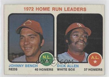 1973 Topps - [Base] #62 - League Leaders - Johnny Bench, Dick Allen