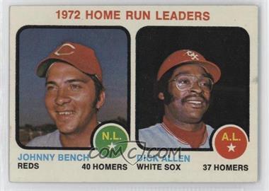 1973 Topps - [Base] #62 - League Leaders - Johnny Bench, Dick Allen