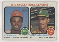 League Leaders - Lou Brock, Bert Campaneris [Poor to Fair]