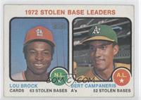 League Leaders - Lou Brock, Bert Campaneris [Noted]