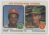 League Leaders - Lou Brock, Bert Campaneris [Poor to Fair]