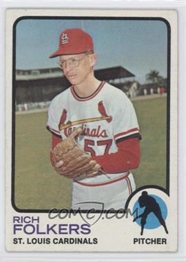 1973 Topps - [Base] #649 - High # - Rich Folkers