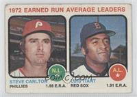 League Leaders - Steve Carlton, Luis Tiant [Noted]