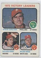 League Leaders - Steve Carlton, Gaylord Perry, Wilbur Wood [Poor to F…