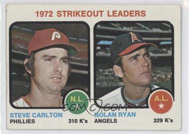 1973 Topps - [Base] #67 - League Leaders - Steve Carlton, Nolan Ryan [Noted]