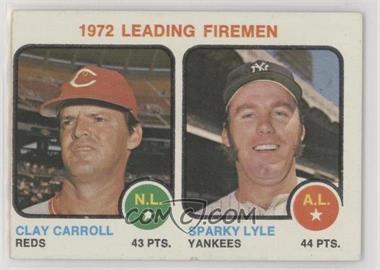 1973 Topps - [Base] #68 - League Leaders - Clay Carroll, Sparky Lyle