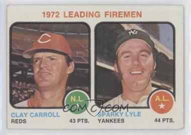 1973 Topps - [Base] #68 - League Leaders - Clay Carroll, Sparky Lyle
