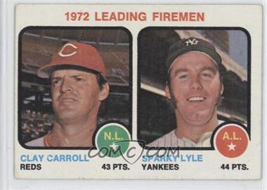 1973 Topps - [Base] #68 - League Leaders - Clay Carroll, Sparky Lyle