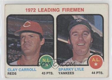 1973 Topps - [Base] #68 - League Leaders - Clay Carroll, Sparky Lyle