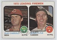 League Leaders - Clay Carroll, Sparky Lyle [Poor to Fair]