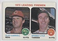 League Leaders - Clay Carroll, Sparky Lyle [Poor to Fair]