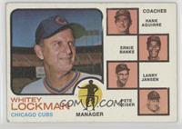 Chicago Cubs Coaches (Whitey Lockman, Hank Aguirre, Ernie Banks, Larry Jansen, …